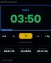 The controller mid-show: a running cue, nudge buttons, and a 2 min message being shown to the speaker